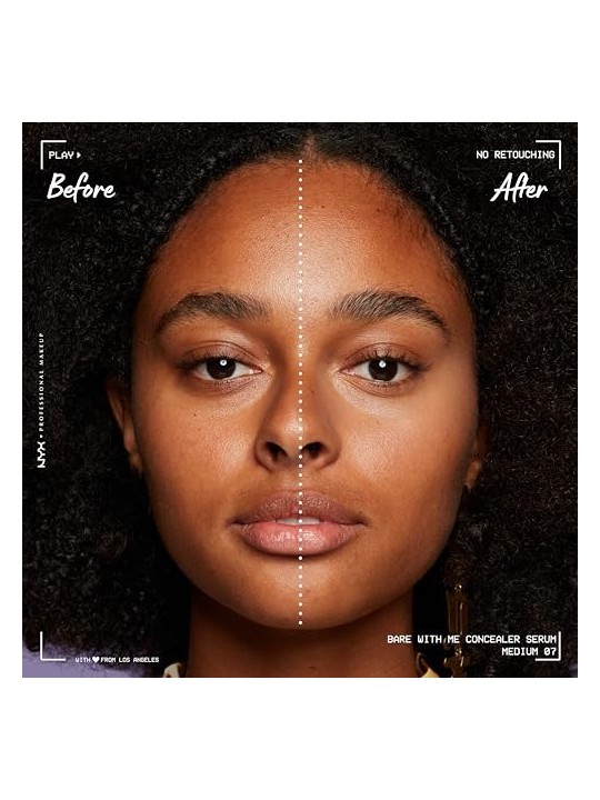 Nyx Professional Make Up BARE WITH ME correttore siero n07 medio unisex 96ml