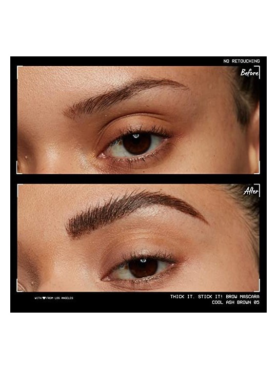Nyx Professional Make Up TICK IT STICK IT mascara per sopracciglia n05 cool ash brown unisex 1u