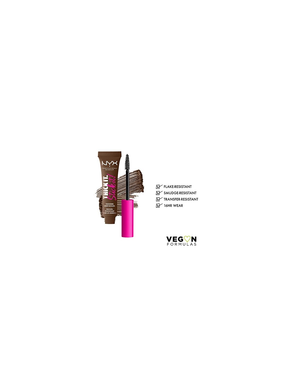 Mascara sopracciglia Nyx Professional Make Up 06 brunette