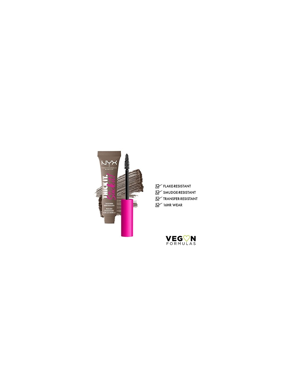 Nyx Professional Make Up TICK IT STICK IT mascara per sopracciglia 01taupe unisex