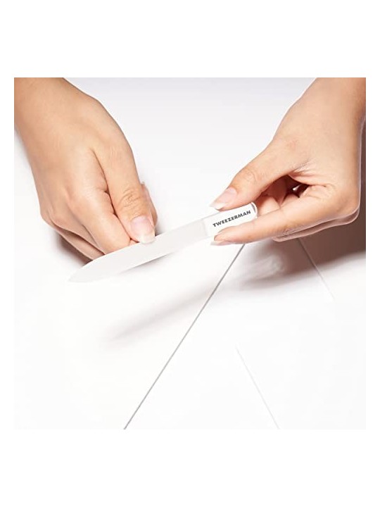 Set Manicure Tweezerman in Vetro e Lime