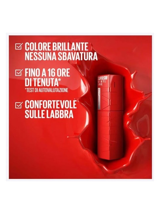 Maybelline Rossetto Superstay Inchiostro Vinile 40 Witty