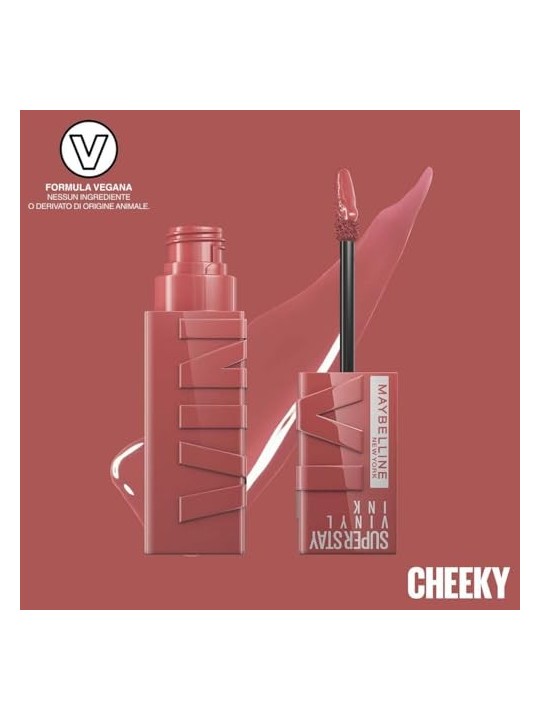 Maybelline Rossetto Superstay Inchiostro Vinile 42 ml donna 35 Cheeky