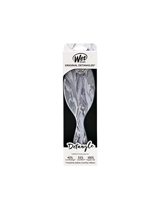 Wet Brush Districante marmo metallizzato argento donna