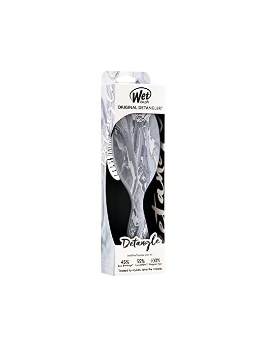 Wet Brush Districante marmo metallizzato argento donna