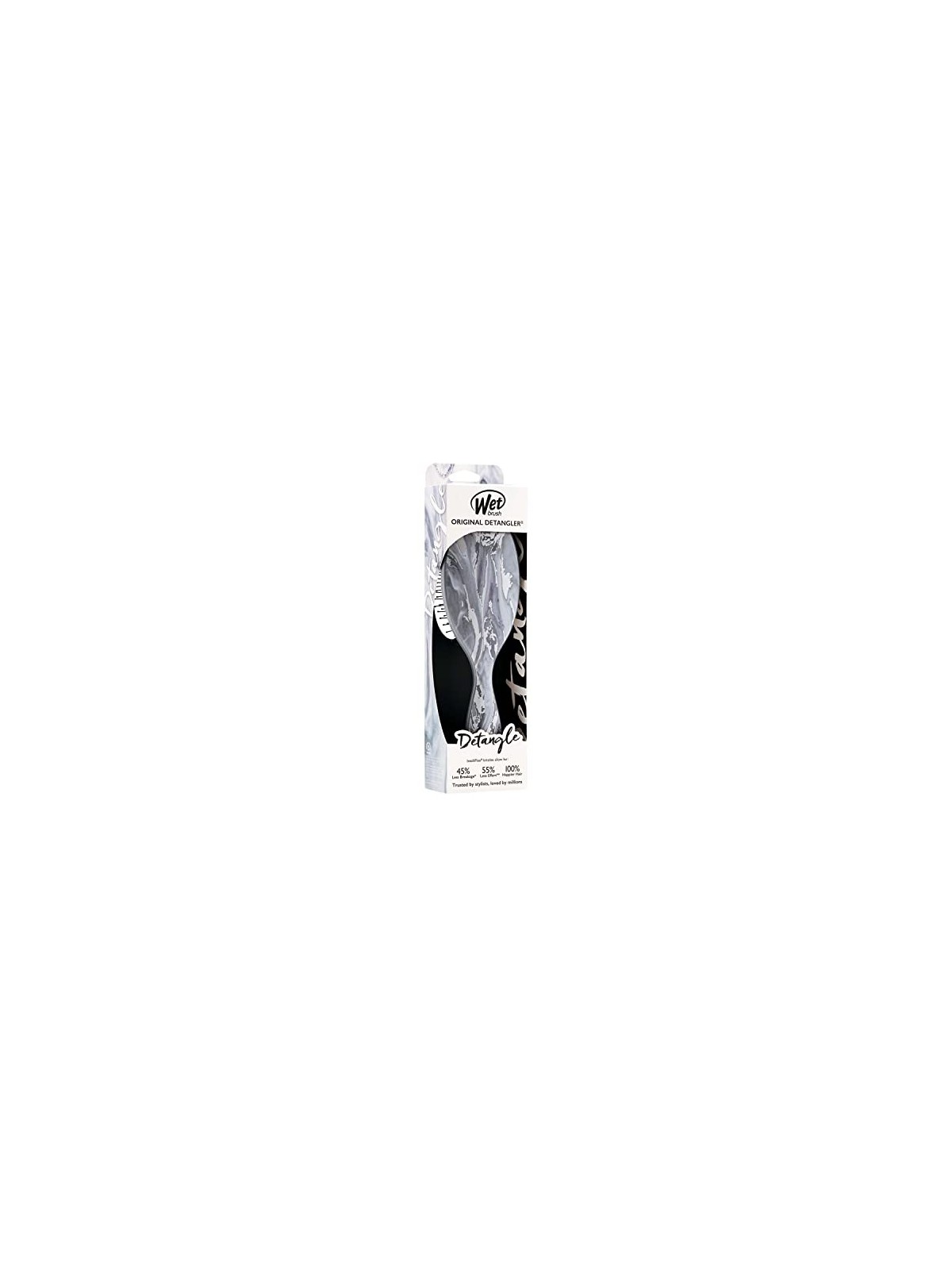 Wet Brush Districante marmo metallizzato argento donna