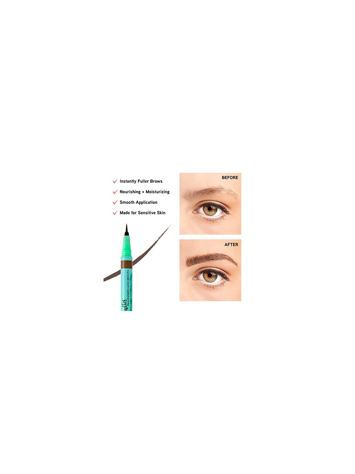 Physicians Formula Micro penna per sopracciglia con piume di palma al burro 05 ml donna Universal Brown