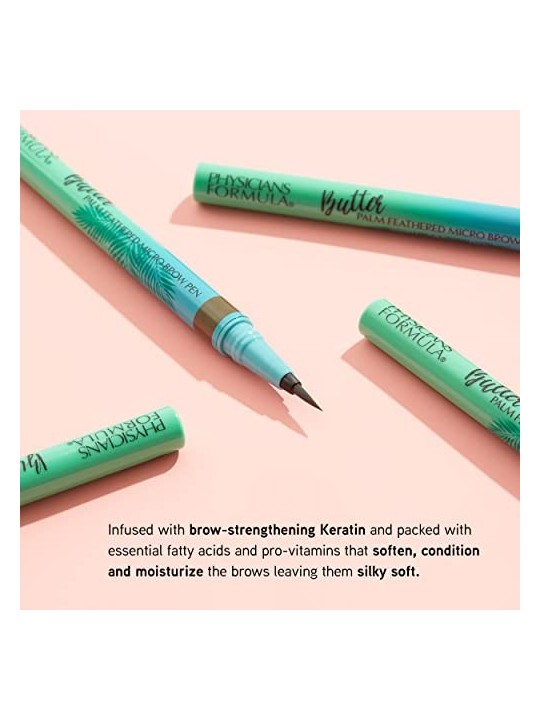 Physicians Formula Micro penna per sopracciglia con piume di palma al burro 05 ml donna Universal Brown