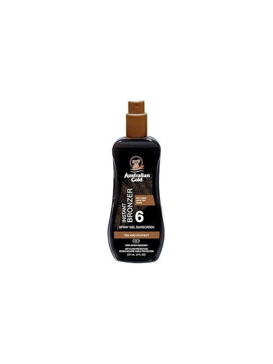 Australian Gold Spray Gel Instant Bronzer SPF6 237ml