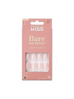 KISS Unghie in gel Bare-But-Better Nails Nudies 28 pezzi donna