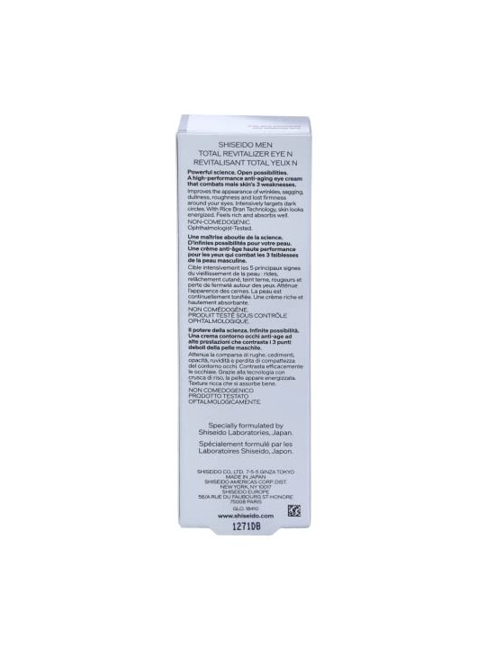 Shiseido Men Total Revitalizer Eye Cream uomo 15ml