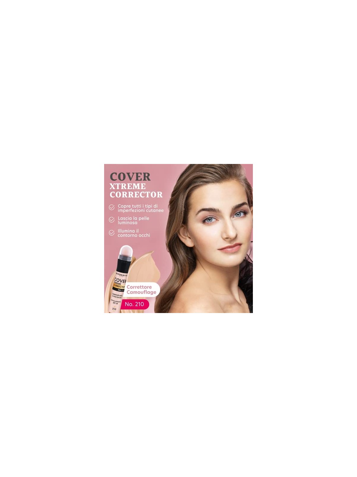 Dermacol Copertura Xtreme correttore SPF 30 8 g donna 207