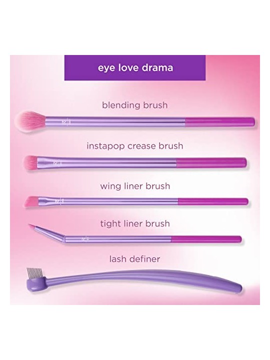 Real Techniques Set drammatico per lamore per gli occhi donna 1 unit