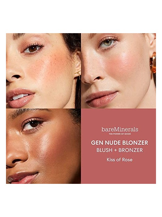 Bare Minerals Gen Nude Blonzer Bacio di Rosa 38 gr Donna