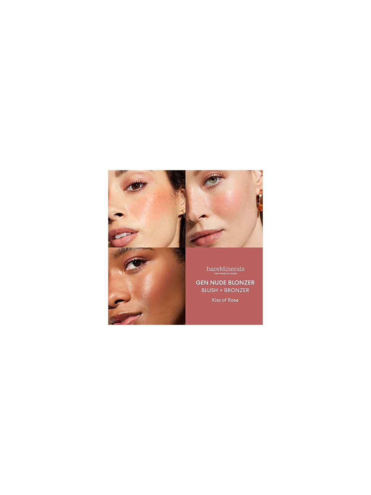 Bare Minerals Gen Nude Blonzer Bacio di Rosa 38 gr Donna