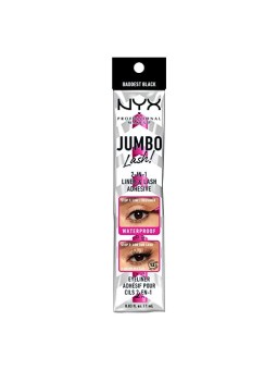 Nyx Professional Make Up JUMBO 2IN1 eyeliner e adesivo per ciglia finte nero unisex