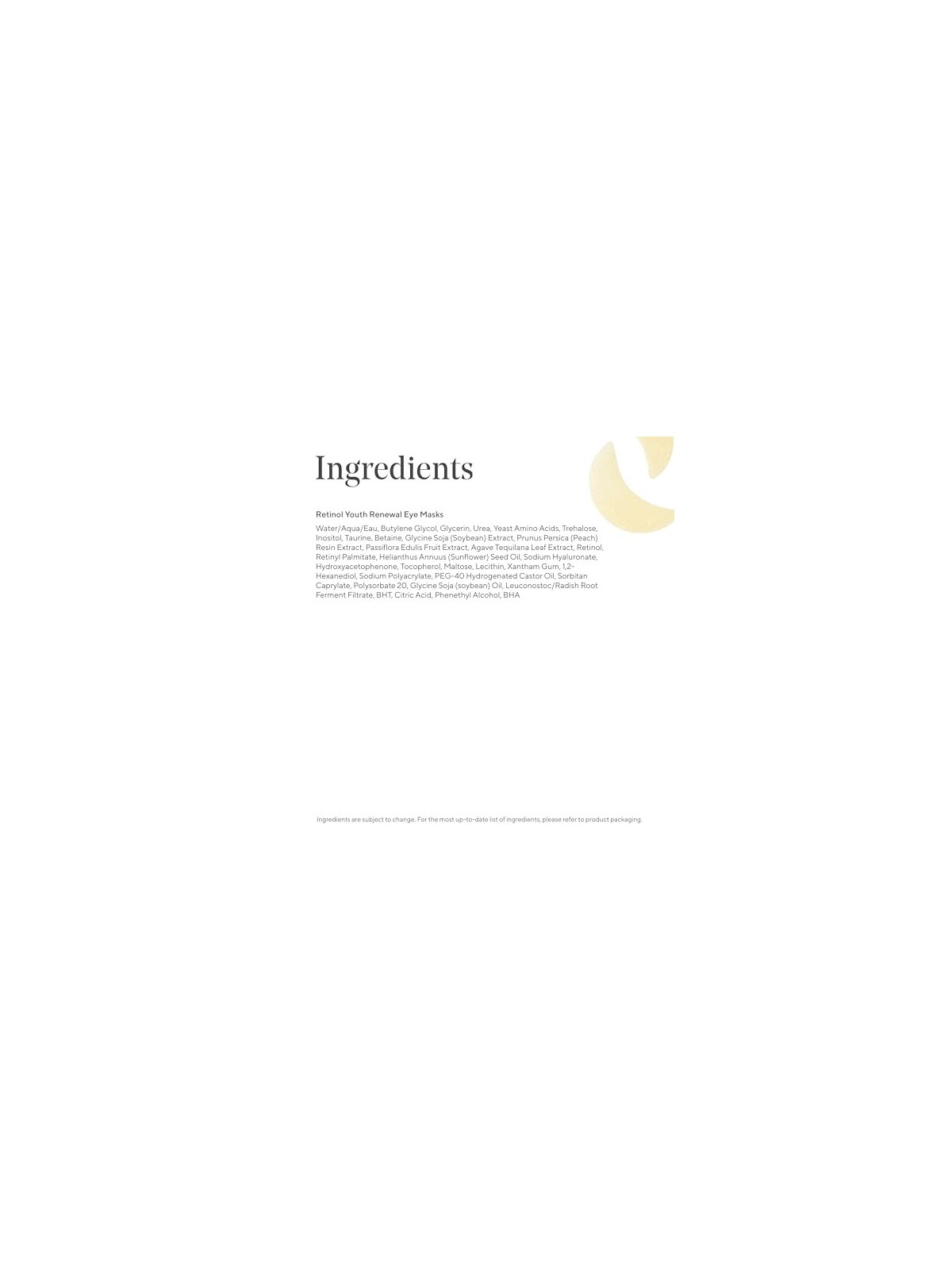 Maschera occhi anti-invecchiamento Murad Resurgence