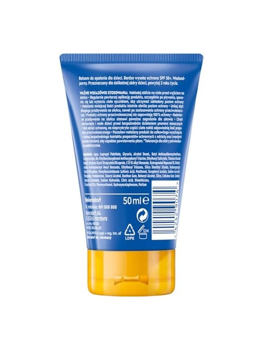 NIVEA Sun Kids Protect  Care 5in1 Skin Protection SPF50 lozione solare protettiva per bambini 50ml