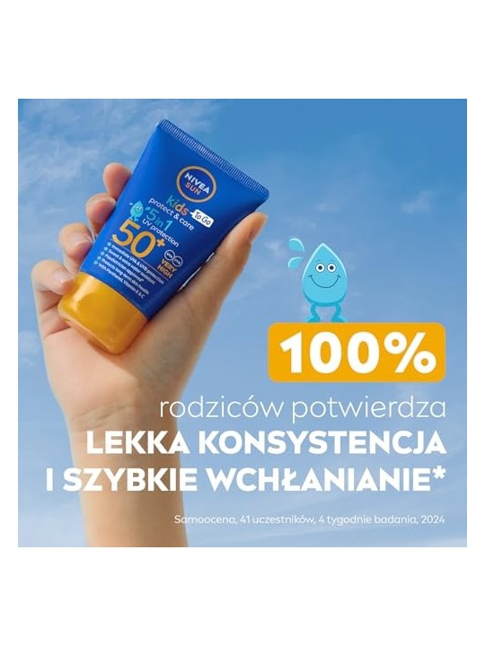 NIVEA Sun Kids Protect  Care 5in1 Skin Protection SPF50 lozione solare protettiva per bambini 50ml