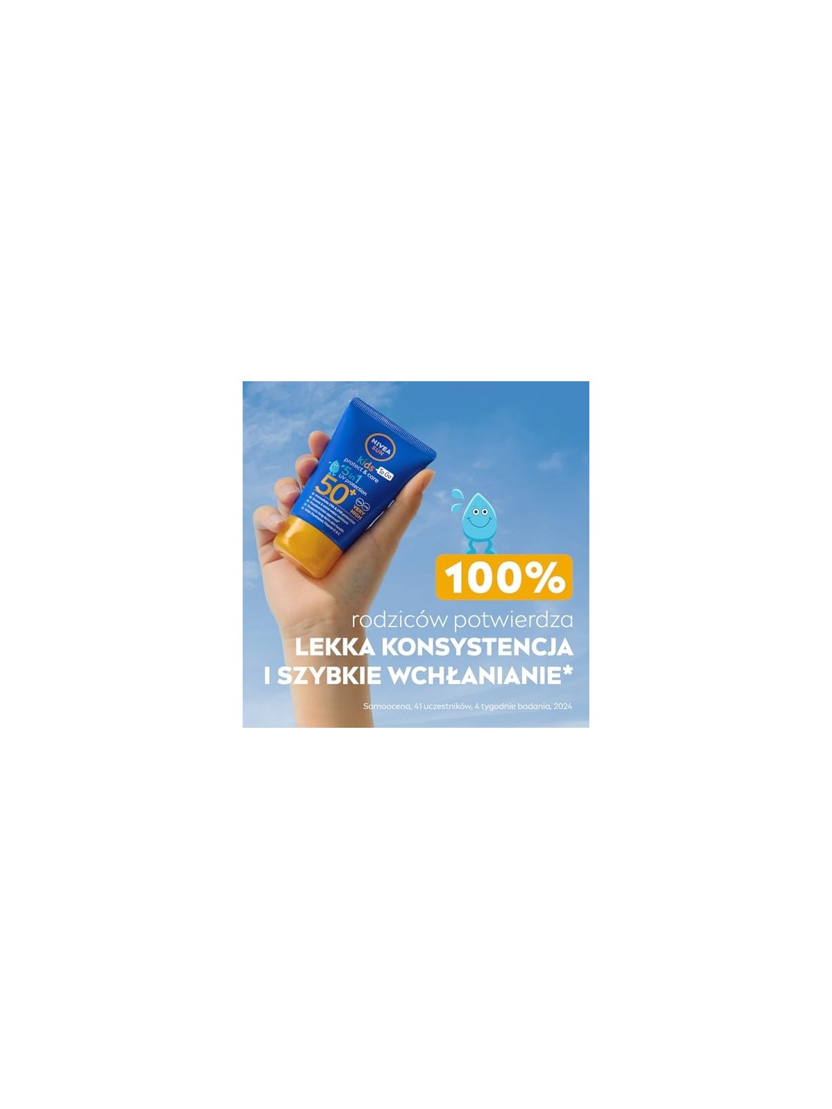 NIVEA Sun Kids Protect  Care 5in1 Skin Protection SPF50 lozione solare protettiva per bambini 50ml
