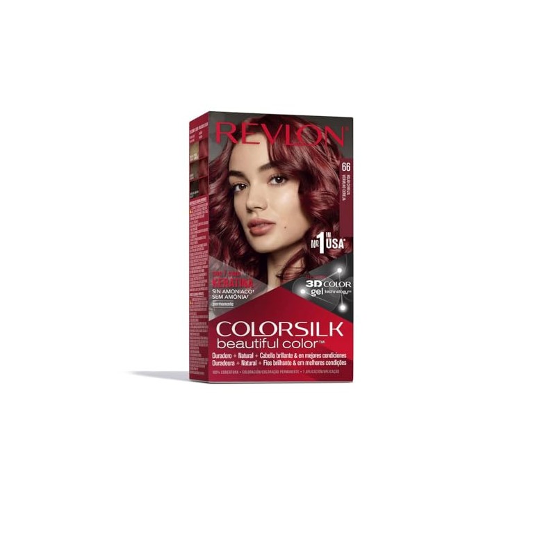 Tinta per capelli revlon colorsilk 66 rosso ciliegia senza ammoniaca unisex