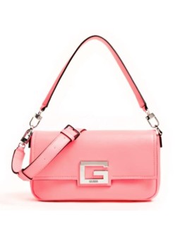 Guess Brightside Poliuretano Logo 4G Neon Rosa Donna