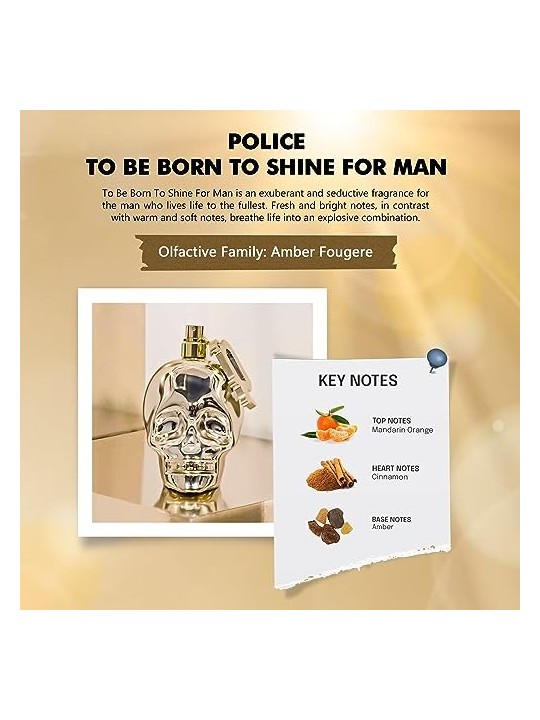 Police To Be Born To Shine For Men 125ml