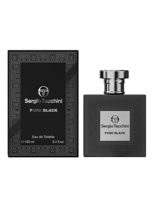Sergio Tacchini Pure Black Eau De Toilette 100 ml man