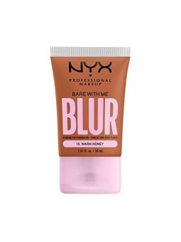 Fondotinta Nyx Professional Make Up BARE WITH ME BLUR 15miele caldo 30ml