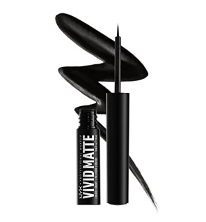 Eyeliner liquido Nyx Professional Make Up VIVID MATTE nero 2ml