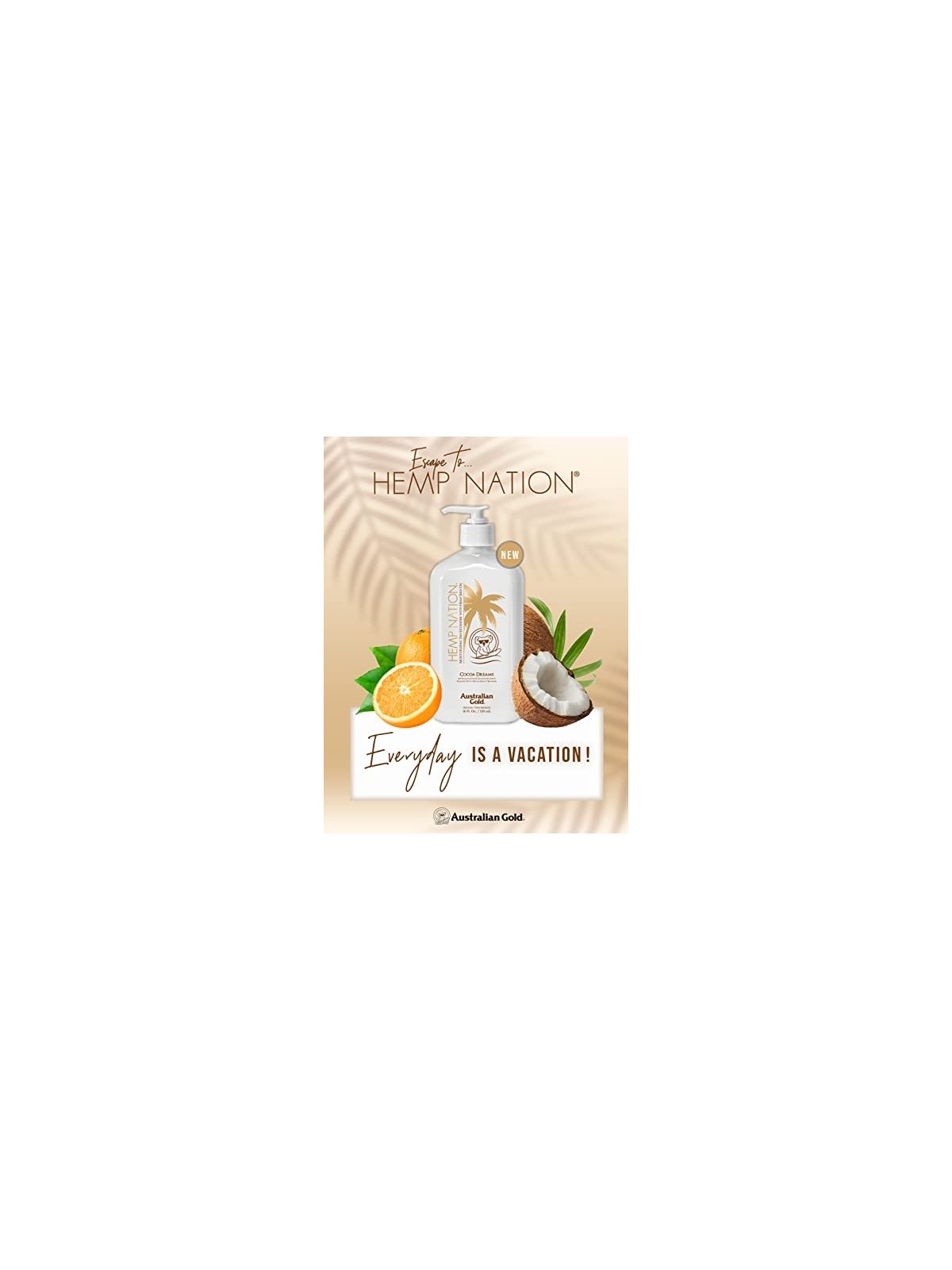 Australian Gold HEMP NATION COCOA idratante prolungatore abbronzatura 535ml unisex Australian Gold www.essenzetotalstyle.com 
