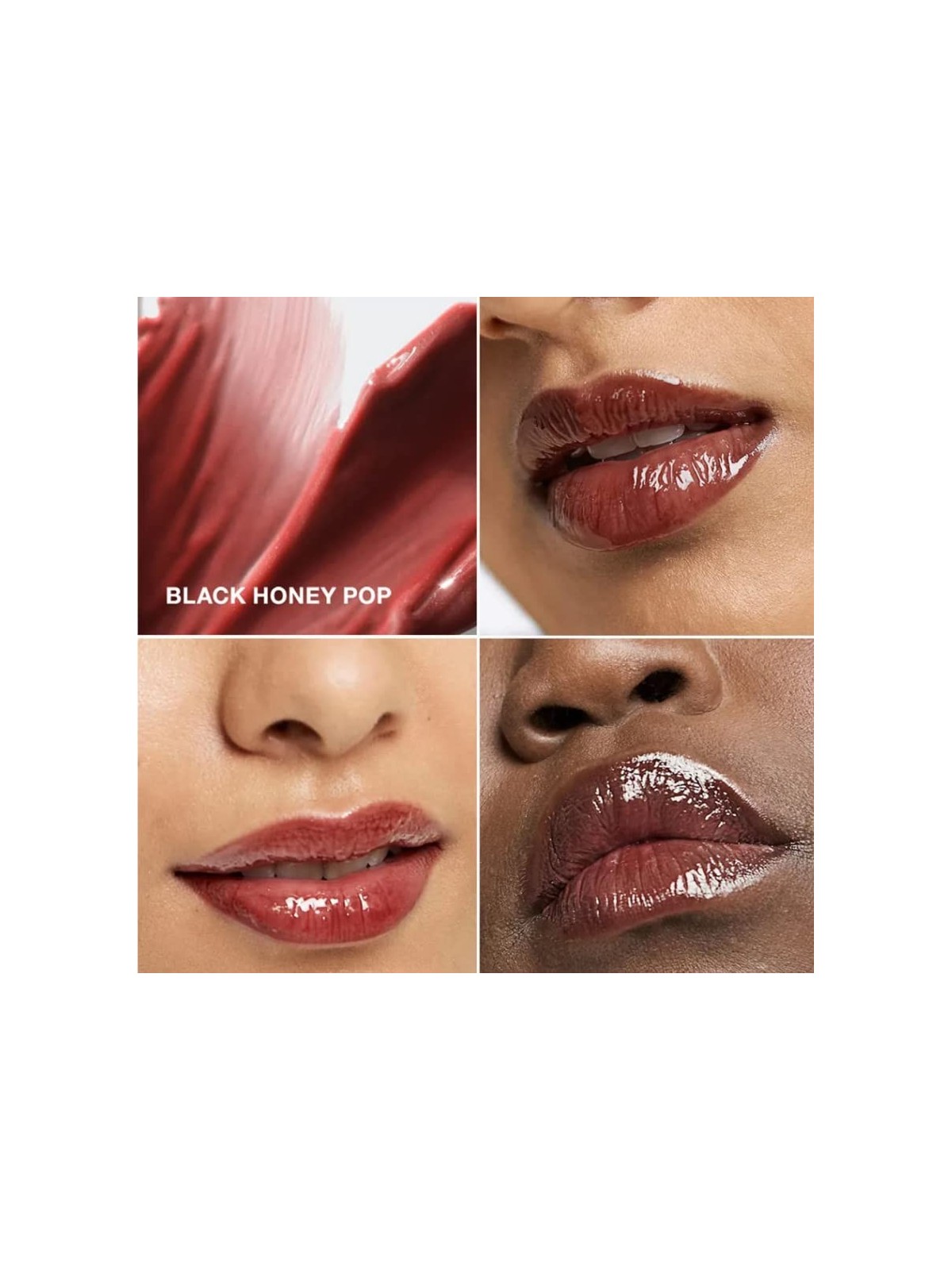 Clinique Pop Plush Creamy Lip Gloss 3,4ml Numero 01 Black Honey Pop