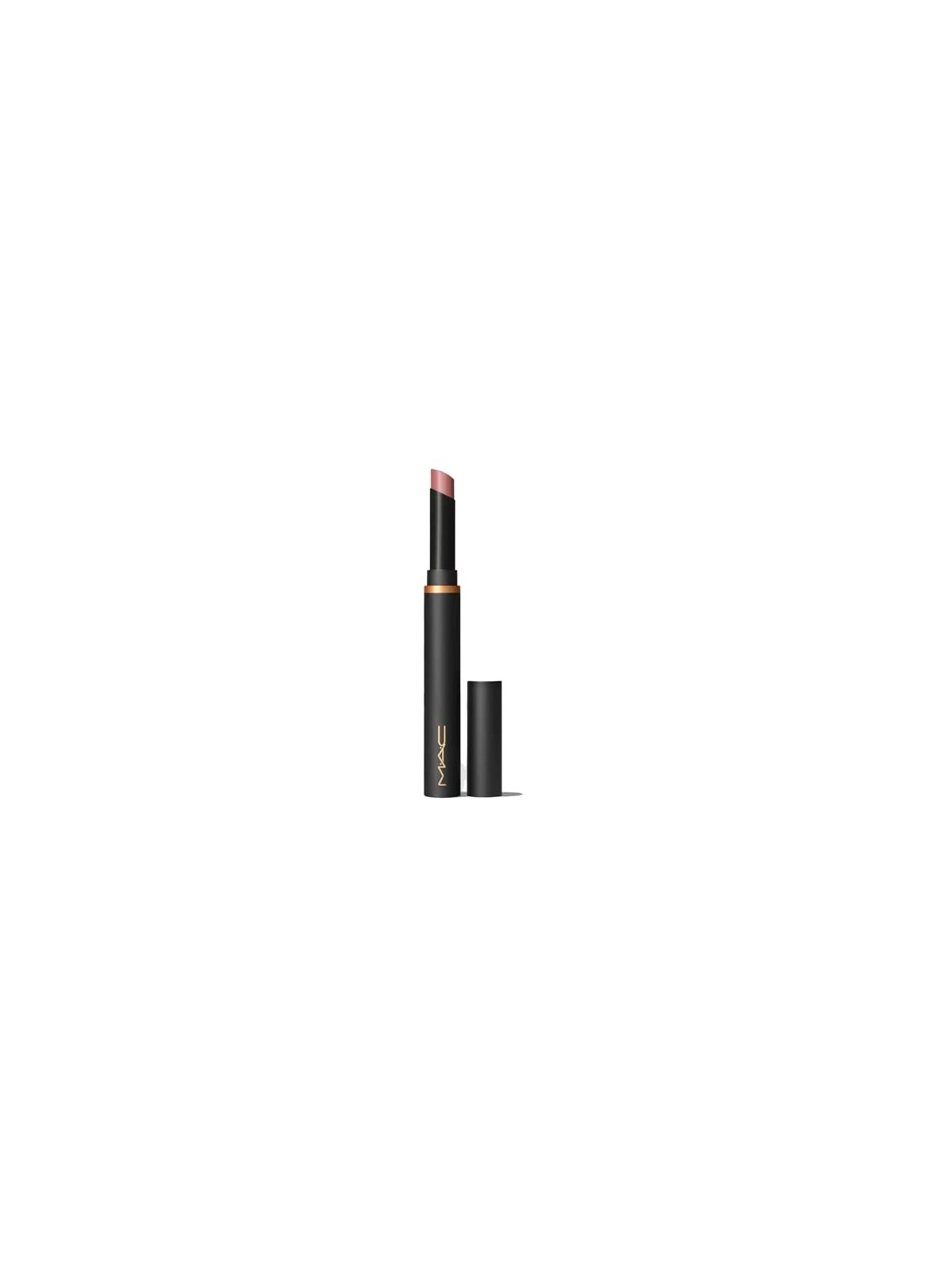 MAC Powder Kiss Velvet Blur Slim Stick Lipstick Rossetto idratante 2 g donna 892 Over The Taupe