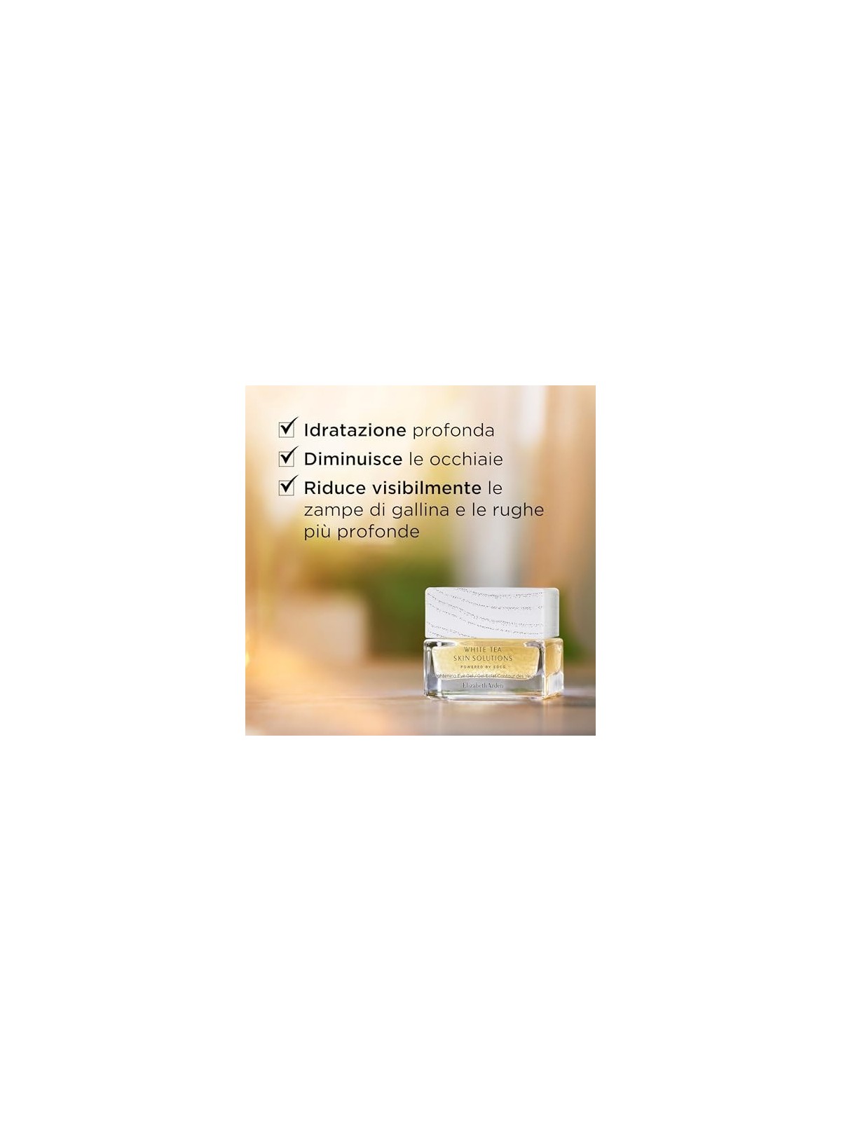 Elizabeth Arden Gel illuminante per gli occhi White Tea Skin Solutions Gel illuminante per gli occhi 15ml donna Elizabeth Arden 