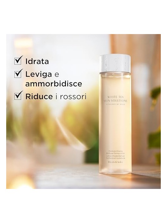 Elizabeth Arden Tonico per la pelle White Tea Skin Solutions Moisture Infusing Bi-Phase Toning Lotion 200ml donna Elizabeth Arde
