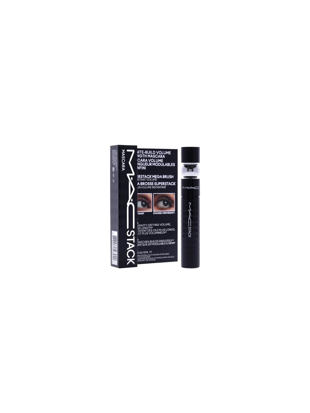 MAC Stack Macro Mascara donna 12ml Black