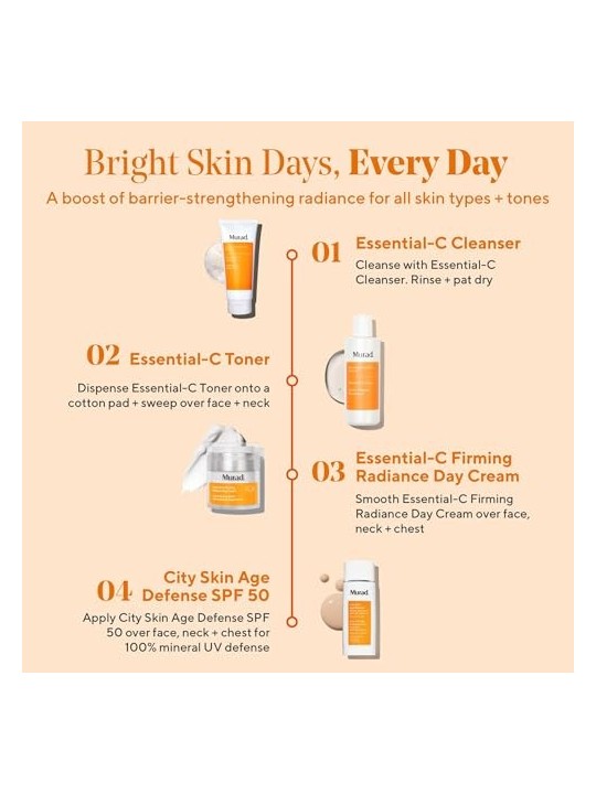Murad Essential-C Firming Radiance Day Cream 50ml Murad www.essenzetotalstyle.com 
