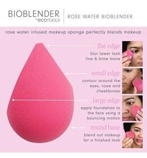 EcoTools Spugnetta per il trucco all'acqua di rose Bioblender donna 1 unit
