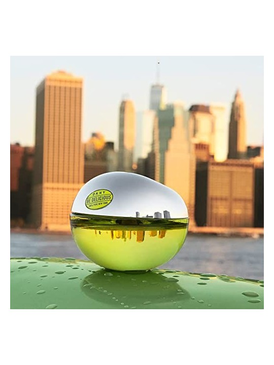 DKNY Set regalo Be Delicious eau de parfum 100 ml docciaschiuma 150 ml e miniatura eau de parfum 7 ml donna 100ml
