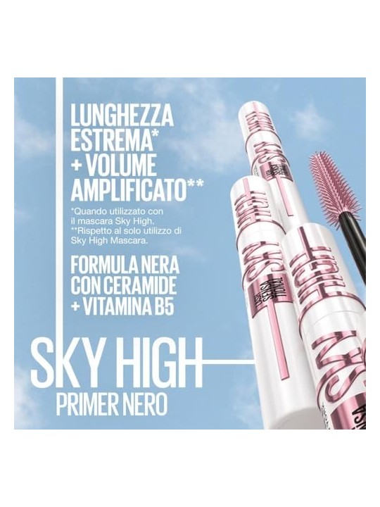 Maybelline Primer colorato per ciglia Sensational Sky High 77 ml donna Black