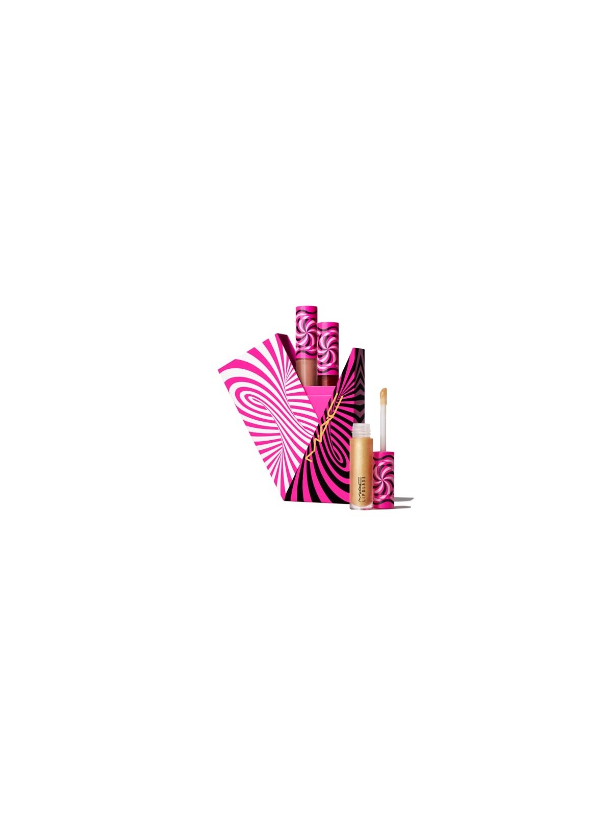 Set di Trucchetti MAC Lipglass Gloss per Labbra Optical Delusion 24 g e Tiktalk of the Town 24 g