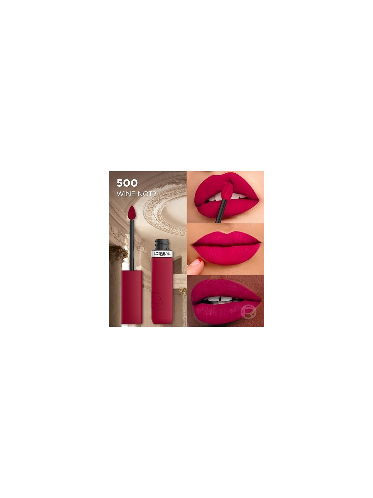 L'Orï¿½ï¿½al Paris Infaillible Matte Resistance Rossetto 5 ml 500 Wine Not