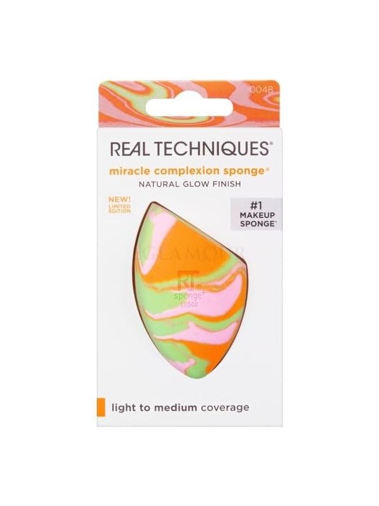 Real Techniques Miracle Complexion Sponge Orange Swirl Edizione limitata donna 1 unit