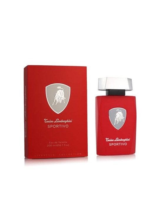 Lamborghini eau de toilette sportiva uomo 200ml
