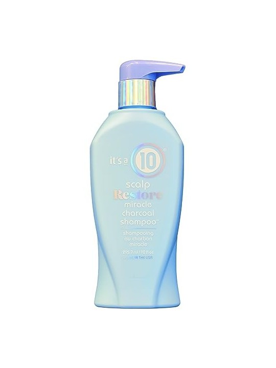 It's a 10 Scalp Restore Charcoal Miracle Shampoo 295.7ml woman
