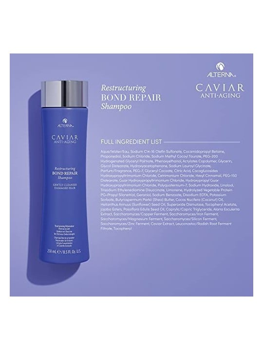 Alterna CAVIAR RISTRUTTURANTE BOND shampoo di riparazione retro bar 976ml unisex