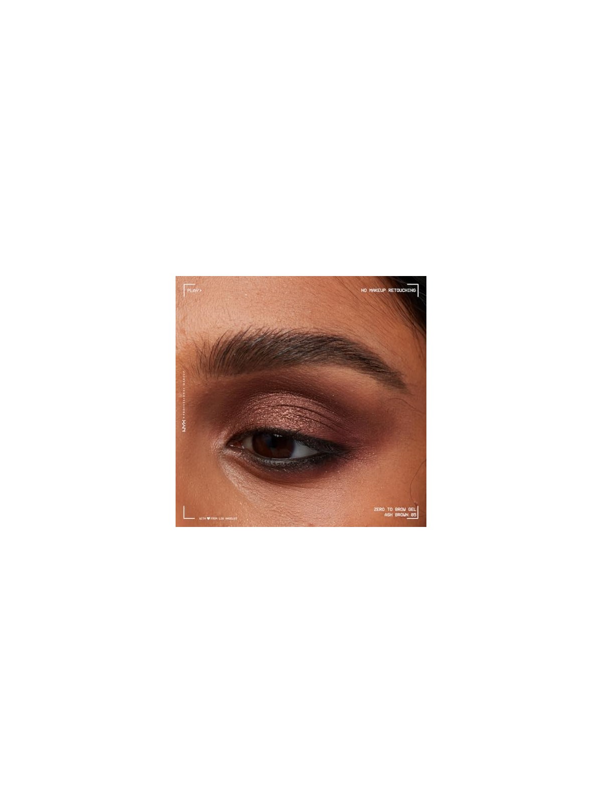 Nyx Professional Make Up ZERO TO BROW gel 02castano cenere 2ml unisex