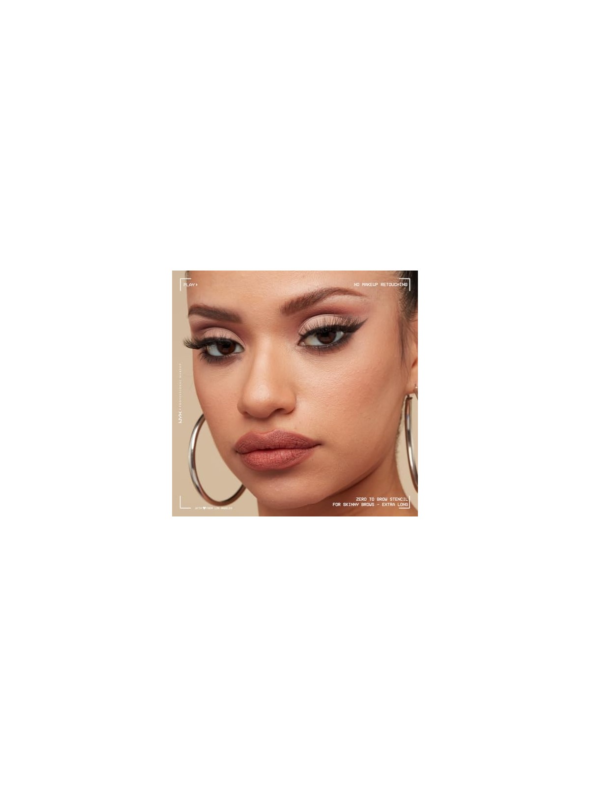 Nyx Professional Make Up ZERO TO BROW gel 02castano cenere 2ml unisex