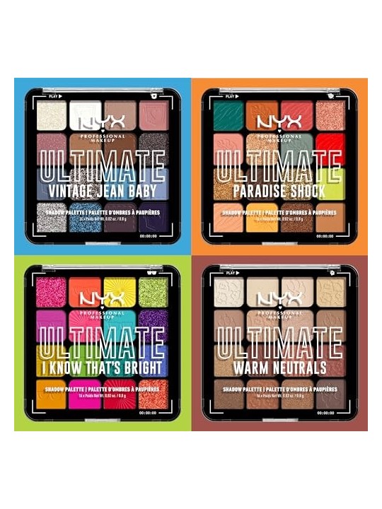 Palette Nyx Professional Make Up ULTIMATE So Bright