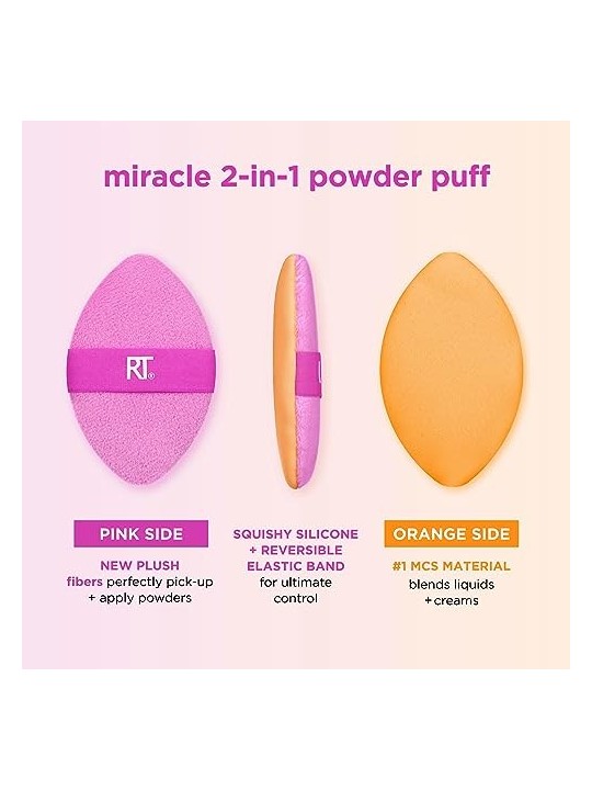 Piumino da cipria Miracle 2In1 Real Techniques
